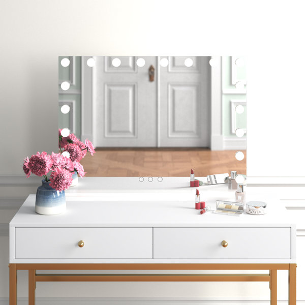 Willa Arlo Interiors Alongi Hollywood Makeup / Shaving Mirror & Reviews